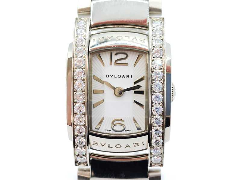 ブルガリ買取 アショーマ ベゼルダイヤ 750WG