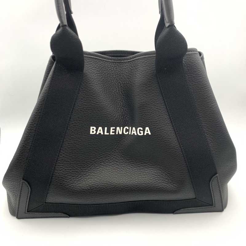 バレンシアガ買取 ネイビーカバス 581292