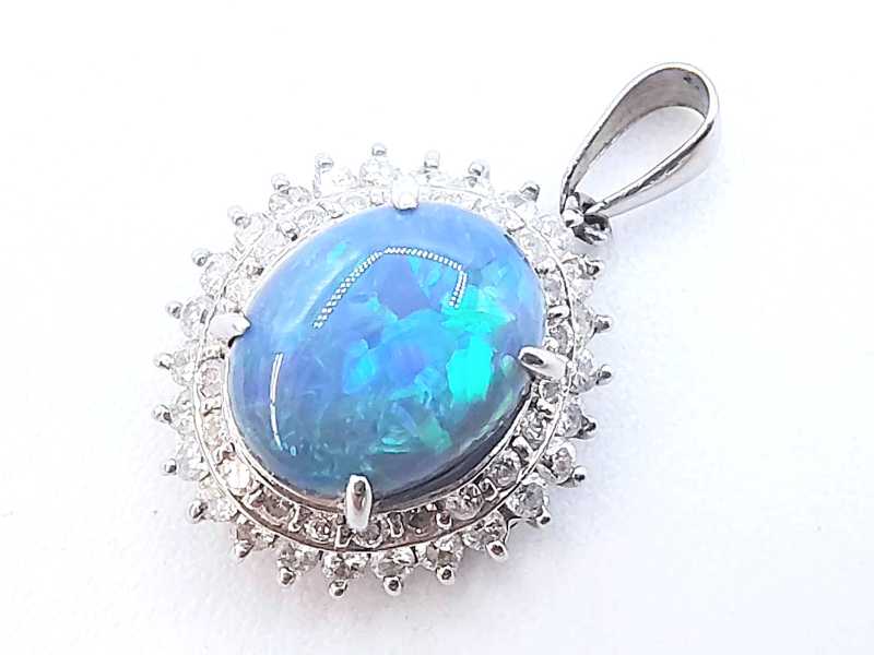 宝石買取 ブラックオパールペンダント