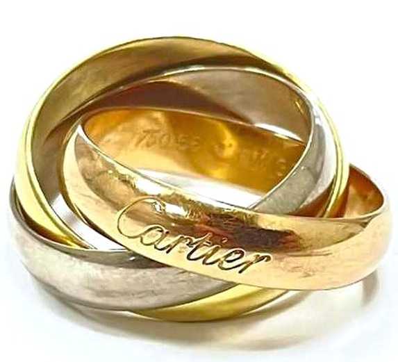 カルティエ買取　トリニティリング　750