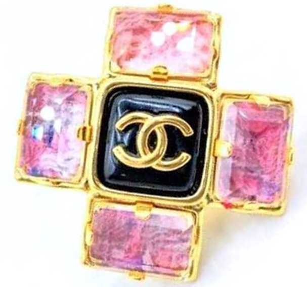シャネル買取　ココマークカラーストーンブローチ