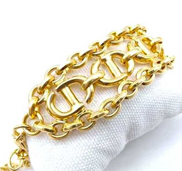 ディオール買取　ロゴチェーンブレスレット