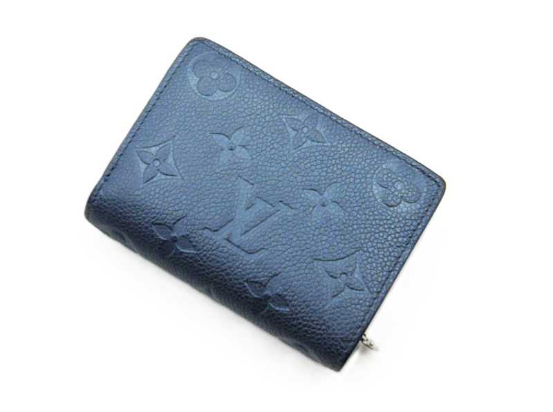 ルイヴィトン買取 ポルトフォイユ クレア M80943 メタリックブルー