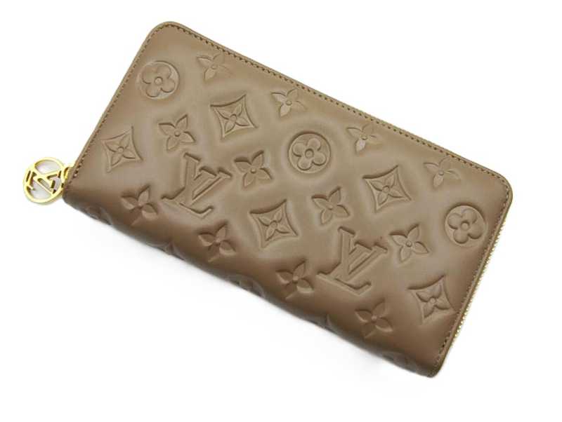 ルイヴィトン買取 ジッピーウォレット モノグラム エンボス M81511