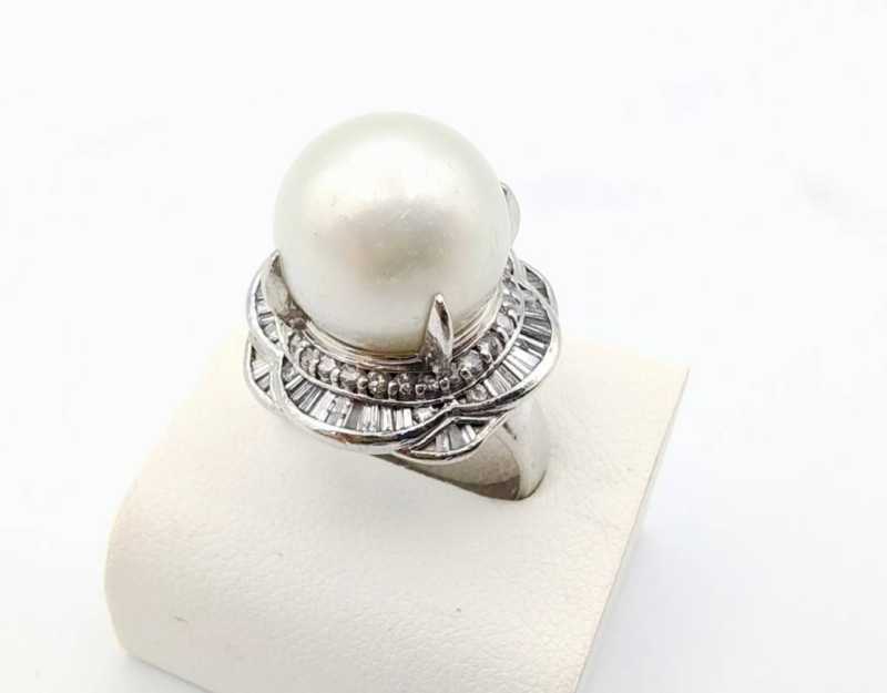 PT900リング　買取　パール