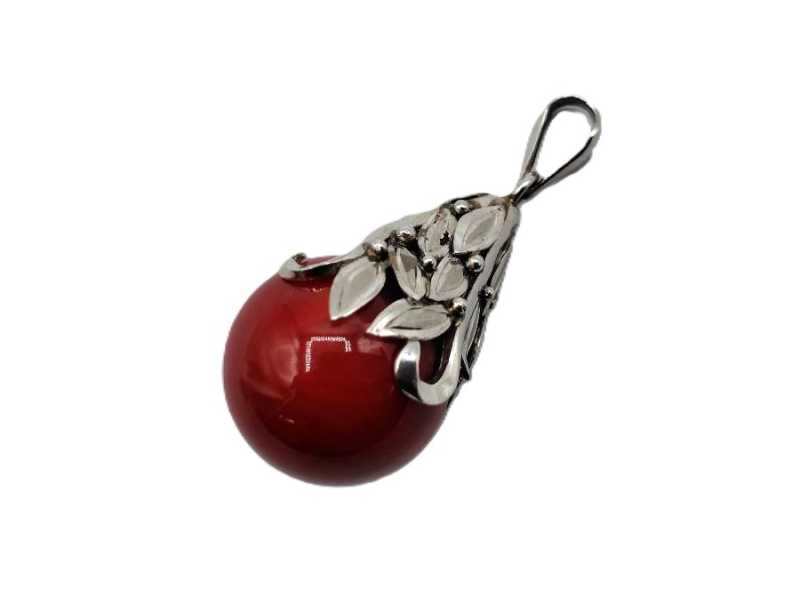 宝石買取 Pt900 珊瑚 ペンダント トップ