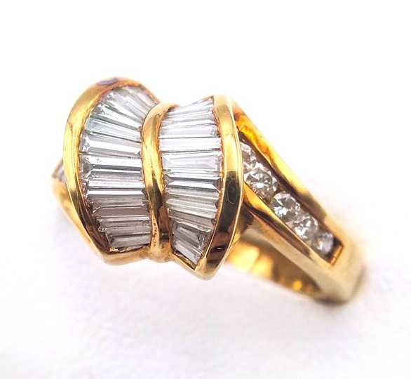 宝石買取　K18ダイヤモンドリング