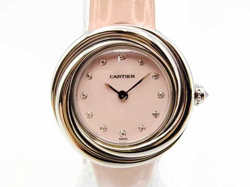 カルティエ　買取　トリニティ レディース時計　750WG