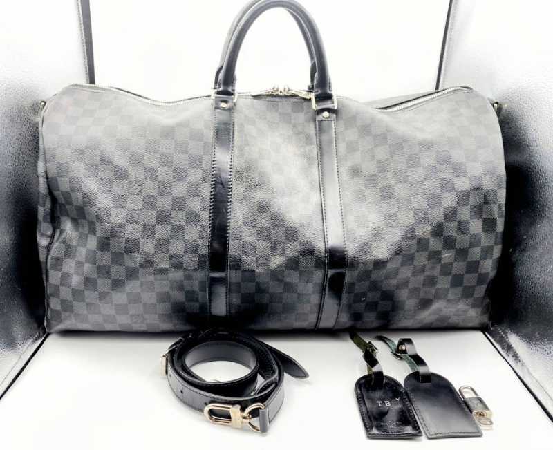 ルイヴィトン　買取　キーポル55 バンドリエール  グラフィット　N41413