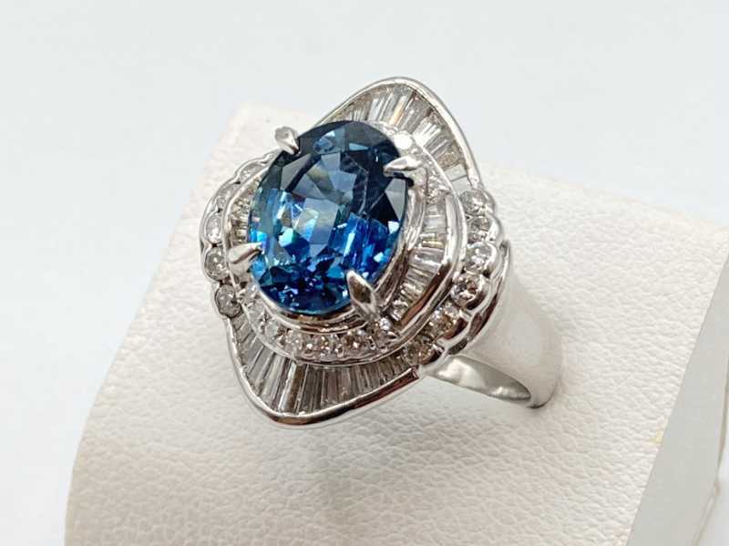 宝石買取 プラチナリング サファイア