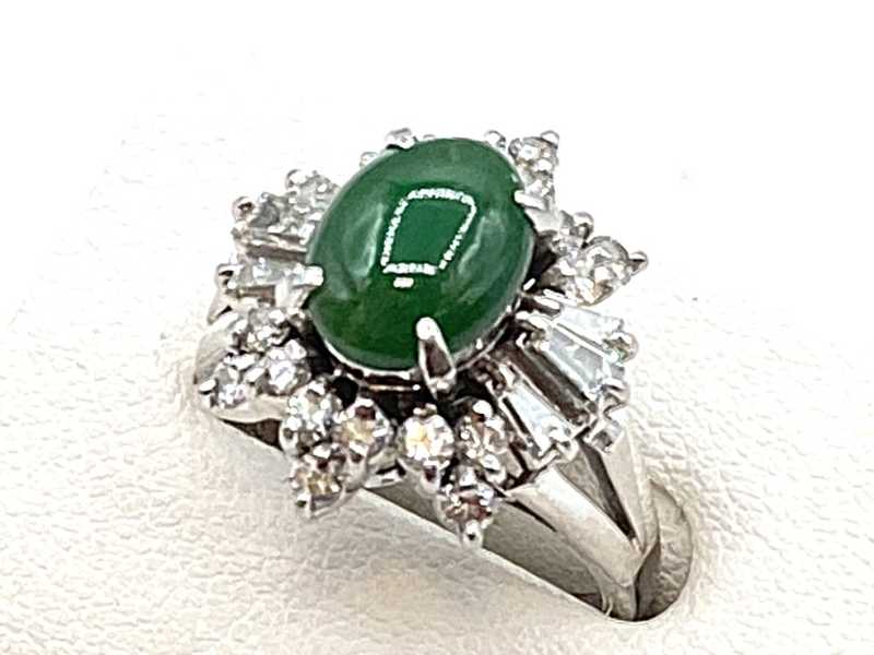 宝石買取 翡翠プラチナリング