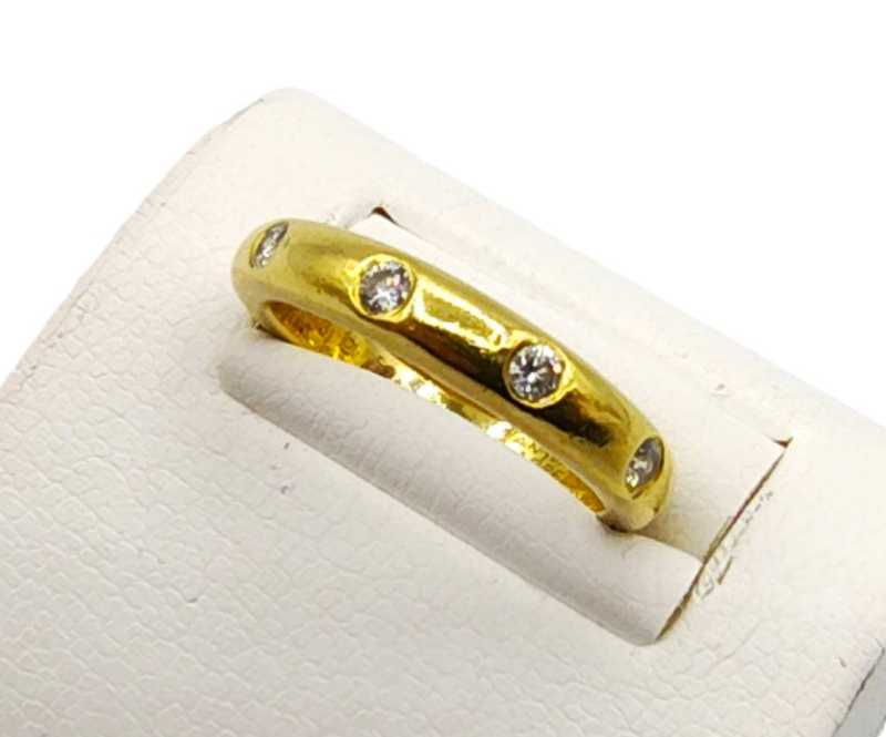 ヴァンクリーフアーペル買取 750YG ニューヨーク ウエディング バンド