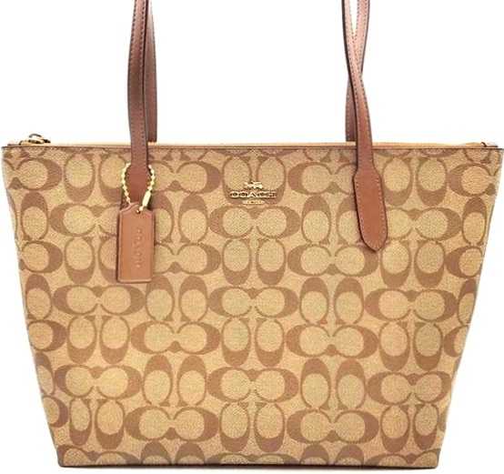 コーチ買取　トートバッグ　シグネチャー　