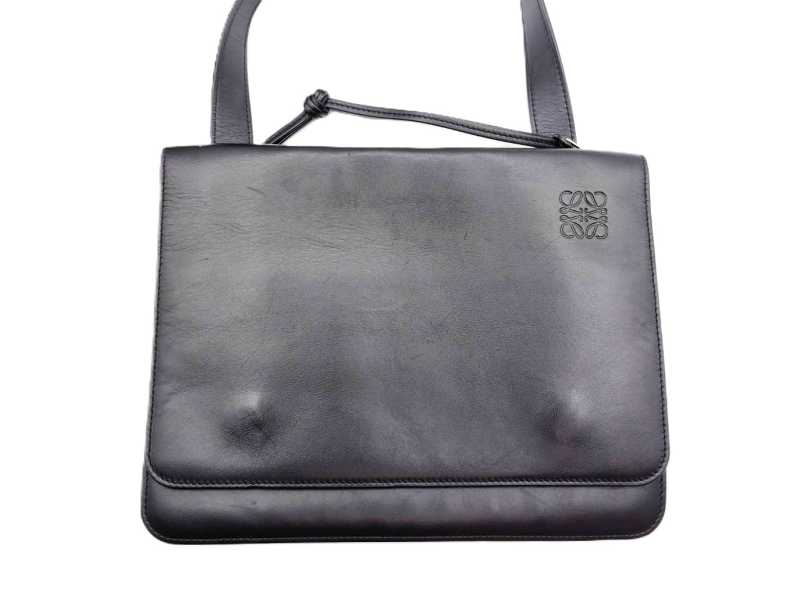 ロエベ買取 レザー ショルダーバッグ