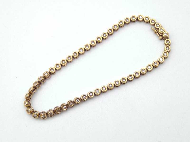ダイヤモンド買取 テニスブレスレット K18