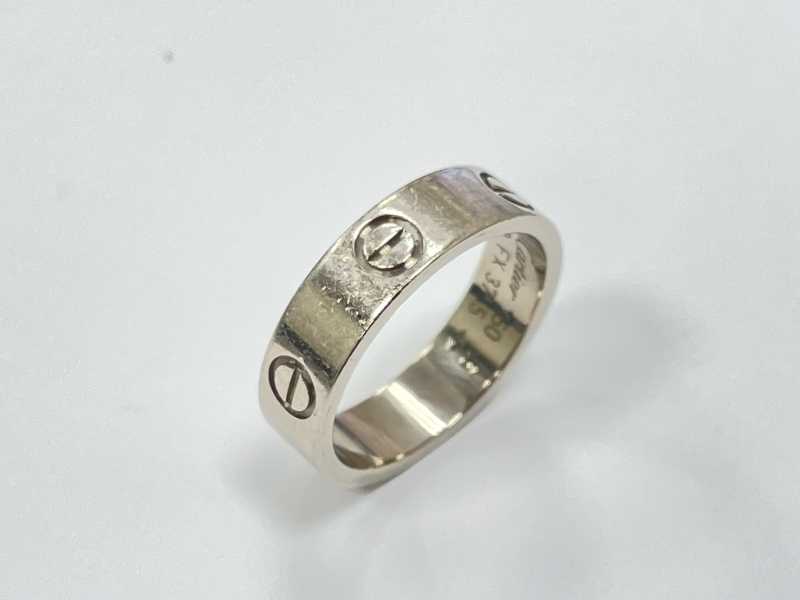 カルティエ買取 ラブリング 750WG