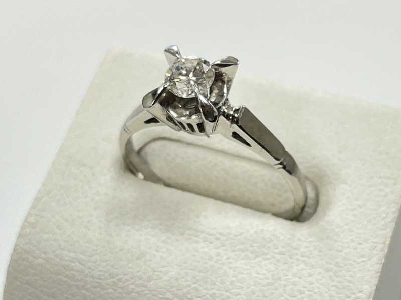 プラチナ買取 ダイヤリング 0.25ct