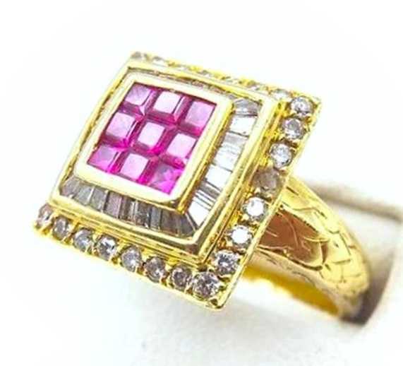 宝石買取　ルビーダイヤモンドリング　K18