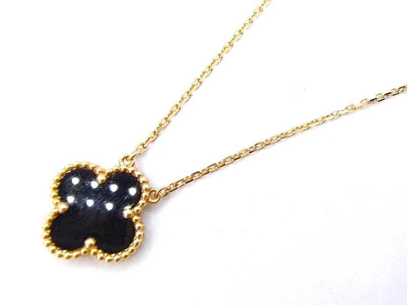 ヴァンクリーフ&アーペル買取 ヴィンテージアルハンブラオニキスネックレス