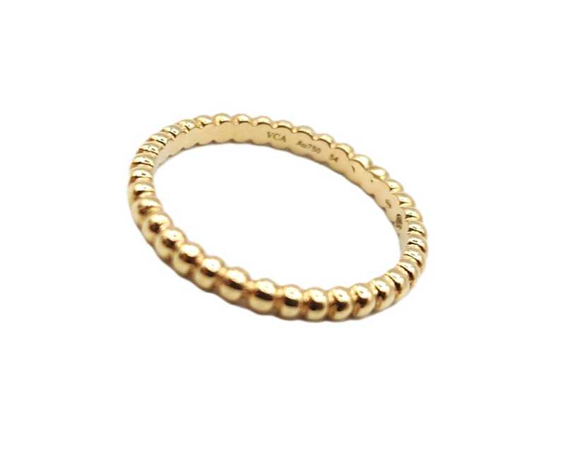 ヴァンクリーフ＆アーペル買取 750YG ペルレ リング