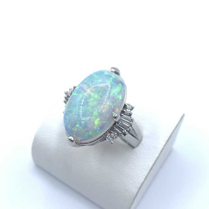 宝石買取 リング プラチナ オパール