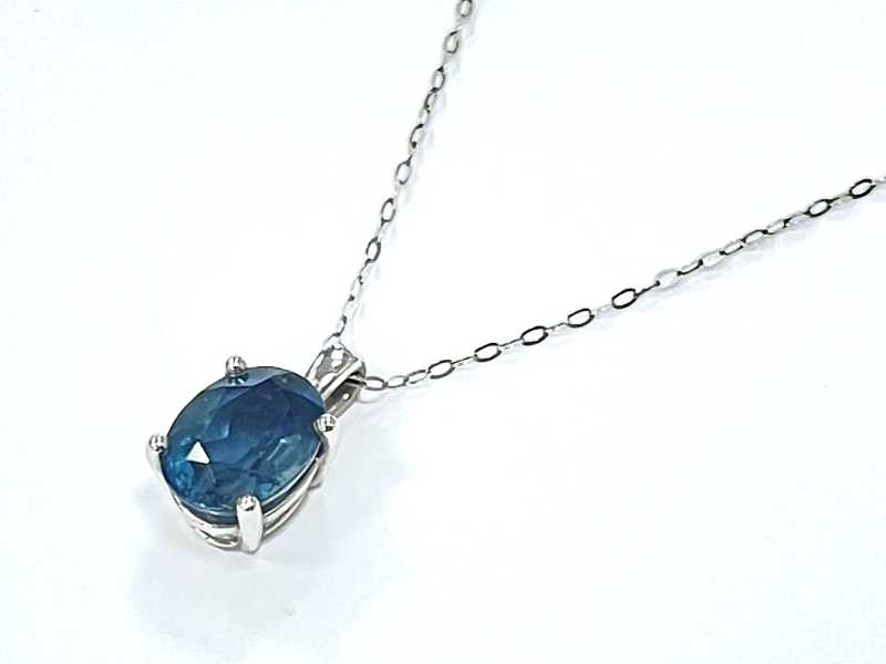 宝石買取 ブルーサファイアプラチナネックレス