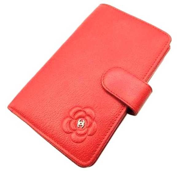 シャネル買取　二つ折り財布　カメリア