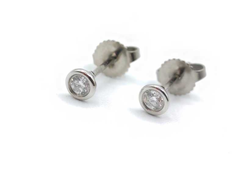 ティファニー買取 Pt950 バイザヤード ダイヤモンド ピアス