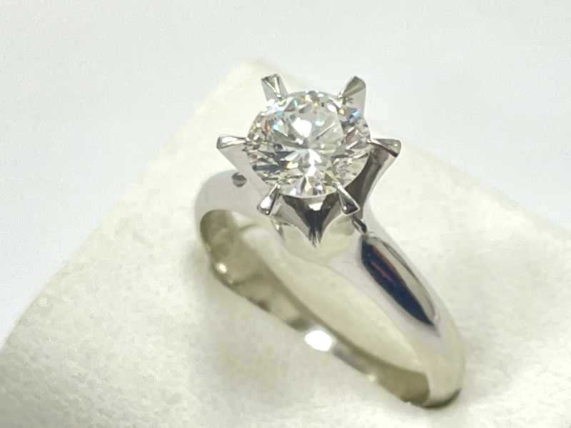 ダイヤモンド買取 プラチナリング 1.2ct 