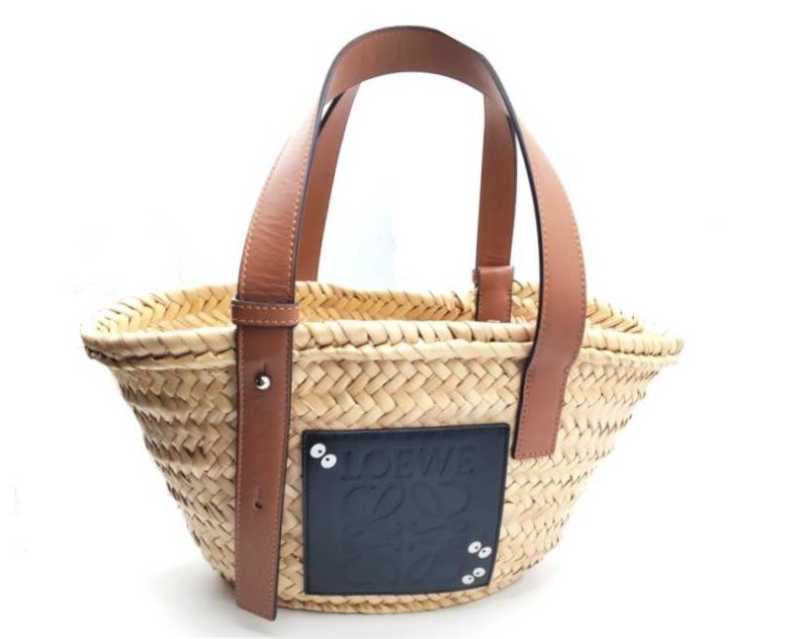 ロエベ買取 ラフィア トートバッグ