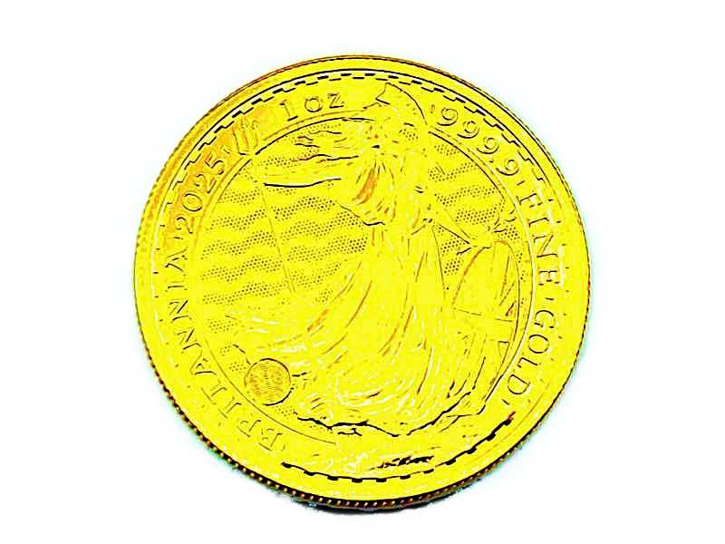 金貨買取 K24 イギリス 2025 チャールズ ブリタニア 100ポンド 金貨 1oz 31.1g