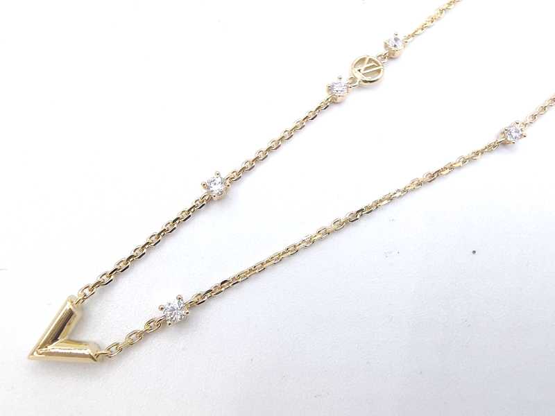 ルイヴィトン買取 エッセンシャルVストラスPMネックレス M04236