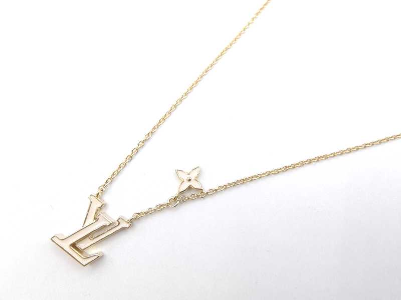 ルイヴィトン買取 LVアイコニック エナメルネックレス M01092