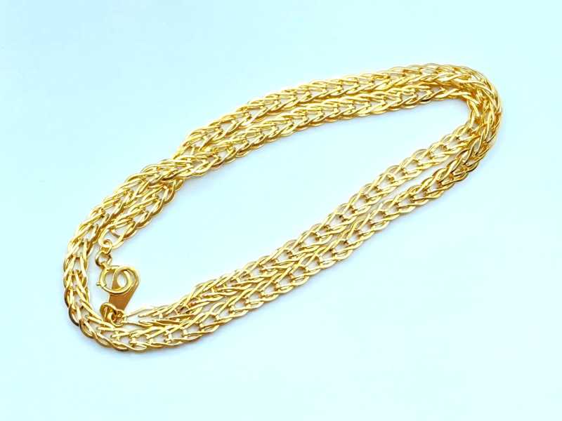 金買取 K18 デザインネックレス 8.1g