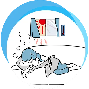 猛暑の中の外出が怖い