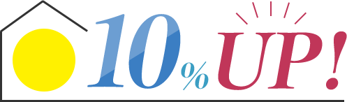 10%UP!