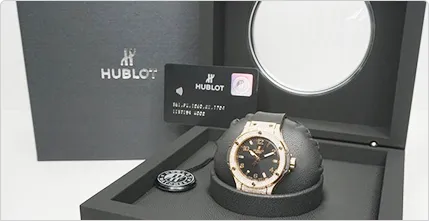 ウブロ(HUBLOT)の内箱はなるべくセット売却がおすすめ!<br />
コレクターに人気の高いアイテムですイメージ