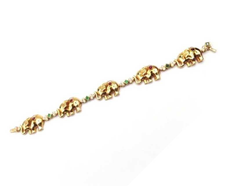 マルチストーン ブレスレット