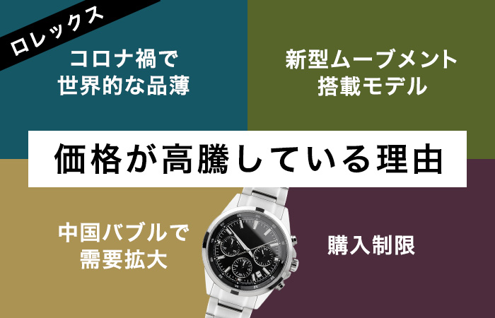 2022年 ロレックスの価格が高騰している理由とは？