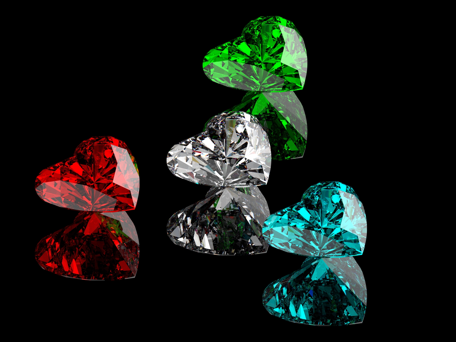 ハート形のダイヤモンド