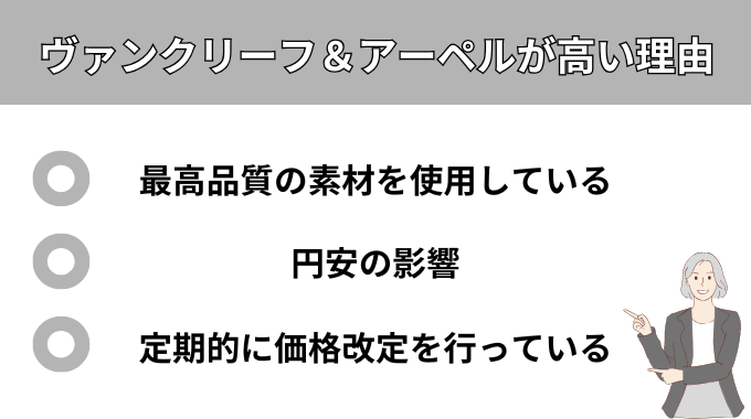 ヴァンクリーフ&アーペルが高い理由が分かる画像