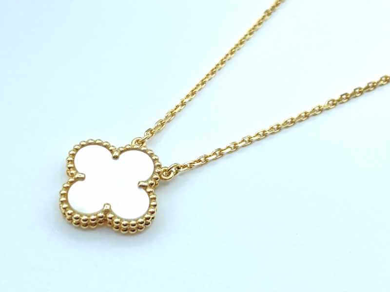 750YG ヴィンテージ アルハンブラ ペンダント シェル
