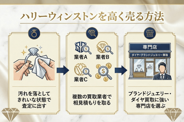 ハリーウィンストンを高く売る方法