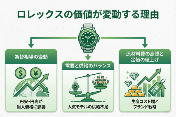 ロレックスの価値が変動する理由
