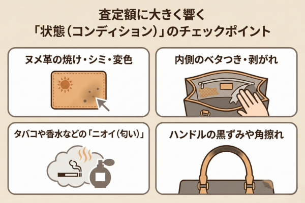 査定額に大きく響く「状態（コンディション）」のチェックポイント