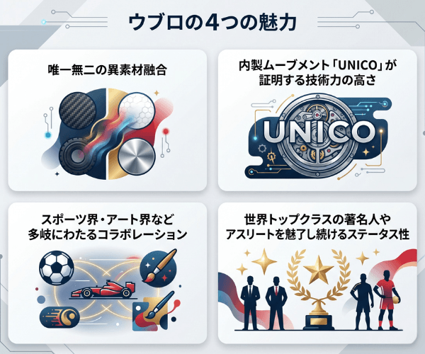人気は本当に衰退した？ウブロの4つの魅力