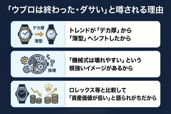 「ウブロは終わった・ダサい」と噂される理由