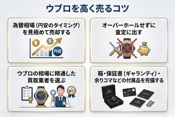 ウブロを高く売るコツ