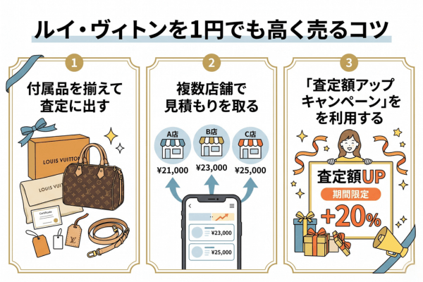 ルイ・ヴィトンを1円でも高く売るコツ