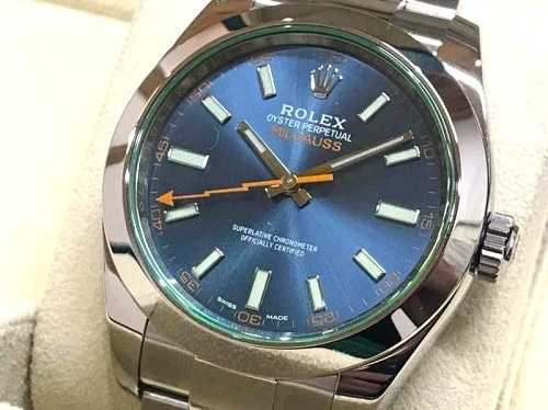 ミルガウス Zブルー(Ref.116400GV)